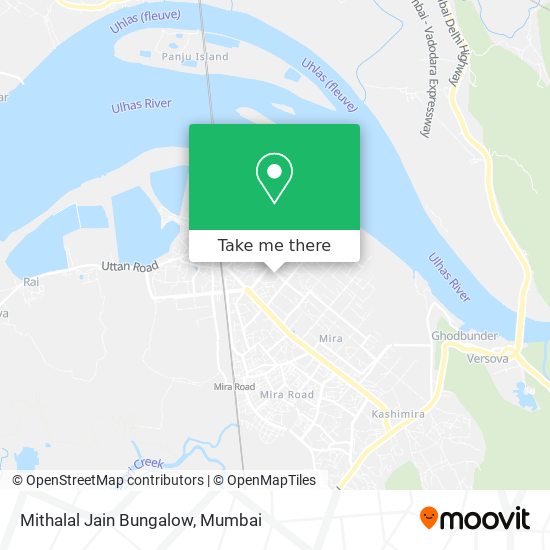 Mithalal Jain Bungalow map