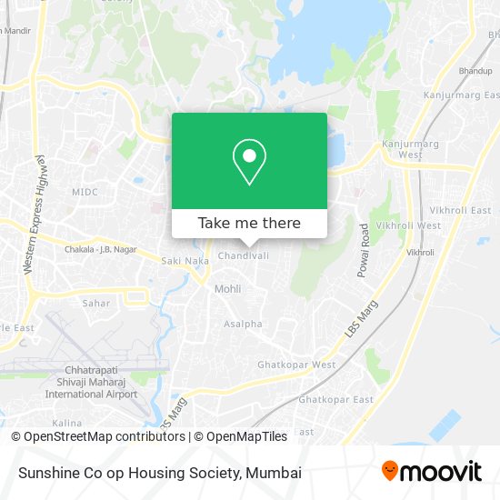 Sunshine Co op Housing Society map