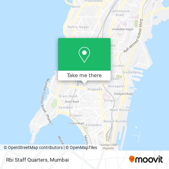 Rbi Staff Quarters map