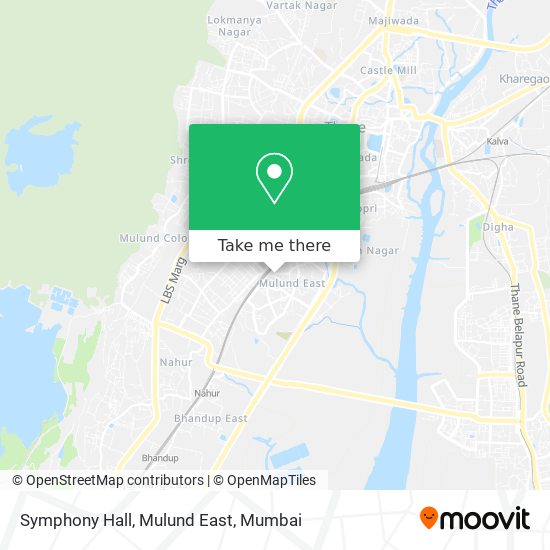 Symphony Hall, Mulund East map