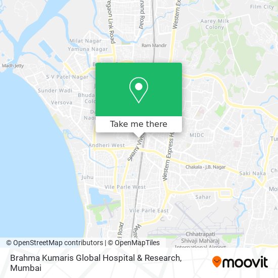 Brahma Kumaris Global Hospital & Research map
