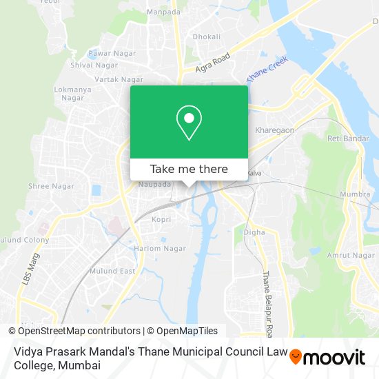 Vidya Prasark Mandal's Thane Municipal Council Law College map