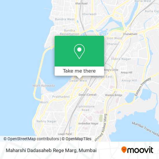 Maharshi Dadasaheb Rege Marg map