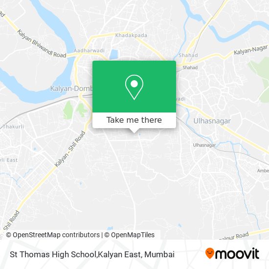 St Thomas High School,Kalyan East map