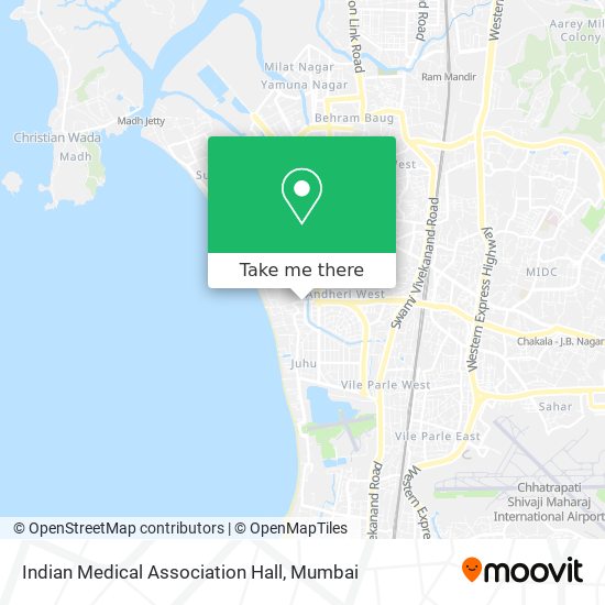 Indian Medical Association Hall map