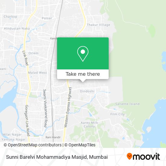 Sunni Barelvi Mohammadiya Masjid map