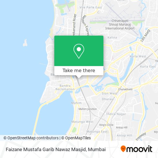 Faizane Mustafa Garib Nawaz Masjid map