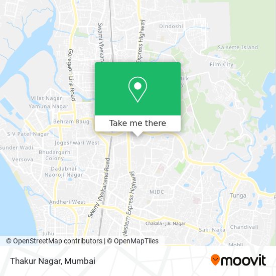 Thakur Nagar map