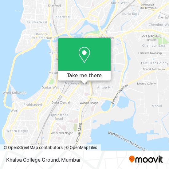 Khalsa College Ground map