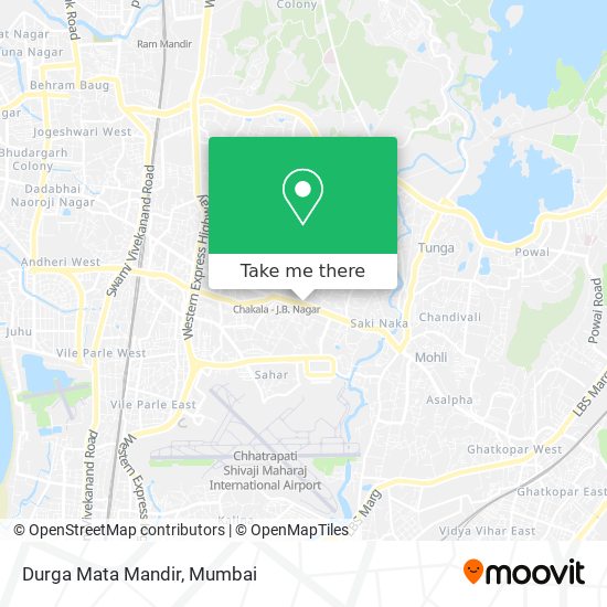 Durga Mata Mandir map