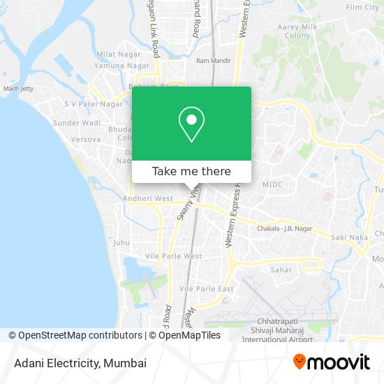 Adani Electricity map