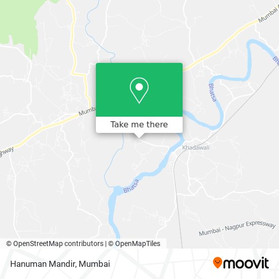 Hanuman Mandir map