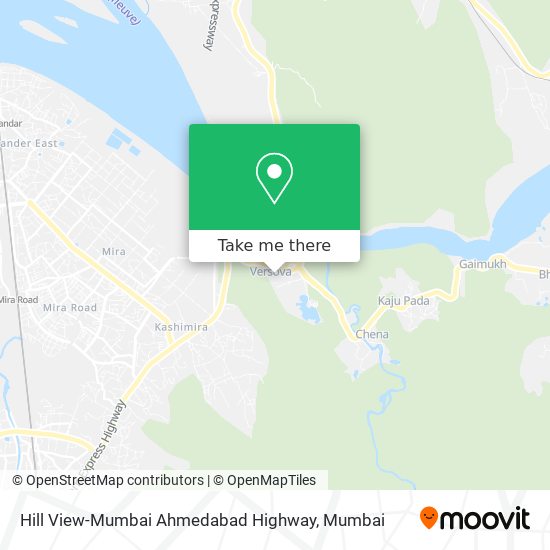 Hill View-Mumbai Ahmedabad Highway map