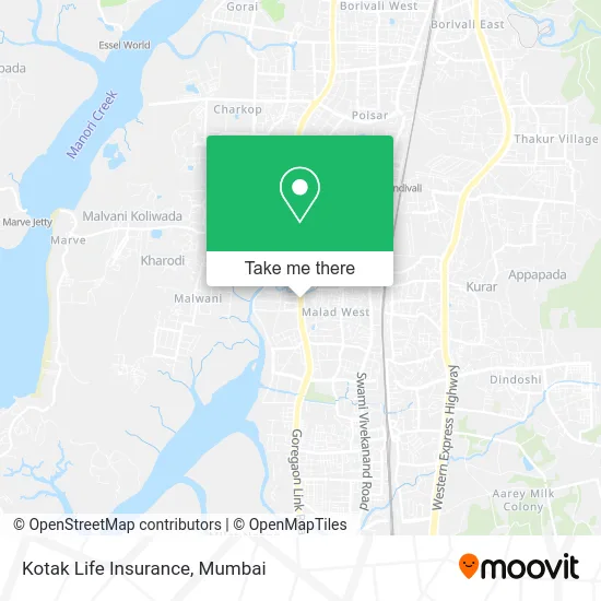 Kotak Life Insurance map