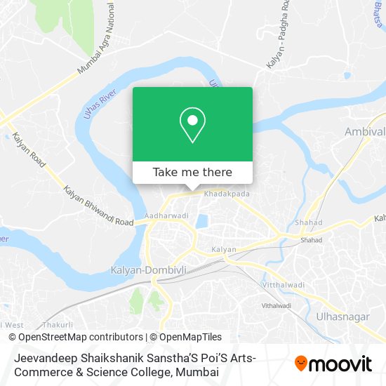 Jeevandeep Shaikshanik Sanstha’S Poi’S Arts-Commerce & Science College map