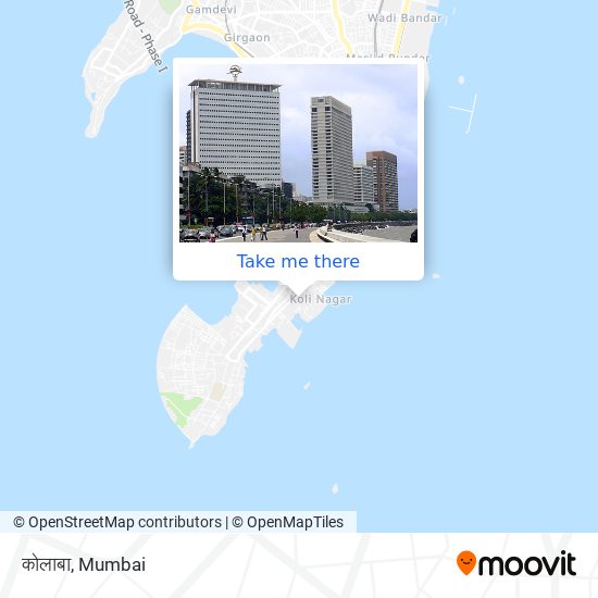 कोलाबा map