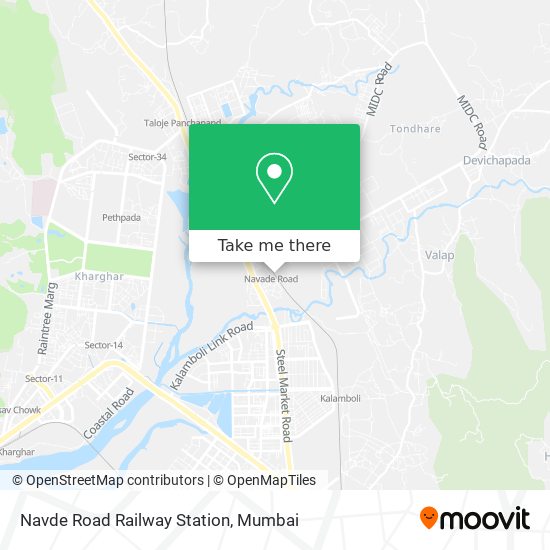 Navde Road Railway Station map