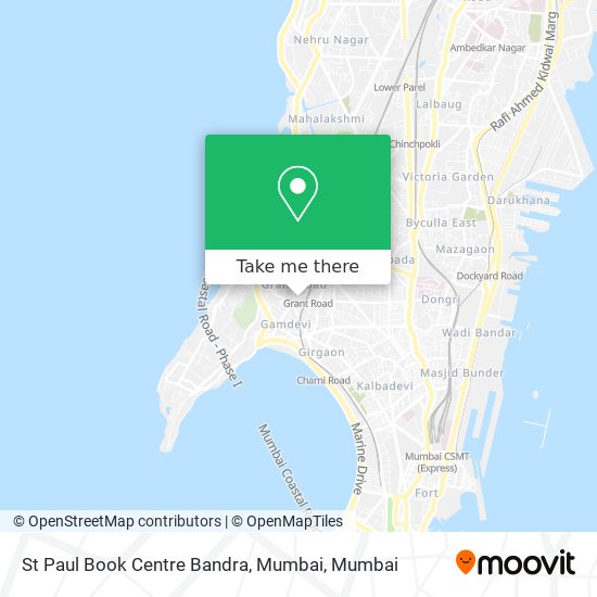 St Paul Book Centre Bandra, Mumbai map