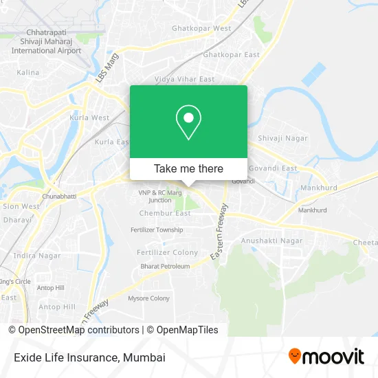 Exide Life Insurance map