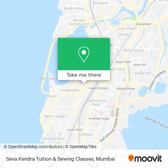 Seva Kendra Tuition & Sewing Classes map