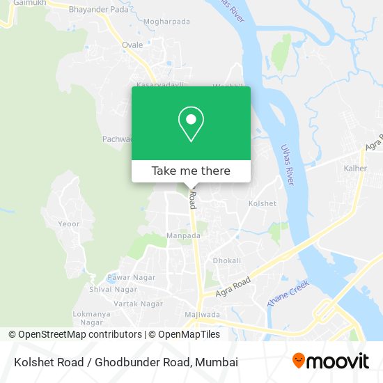 Kolshet Road / Ghodbunder Road map