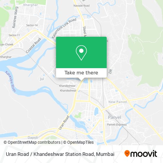 Uran Road / Khandeshwar Station Road map