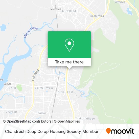 Chandresh Deep Co op Housing Society map