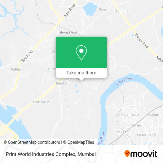 Print World Industries Complex map