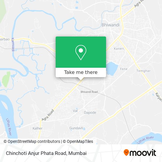 Chinchoti Anjur Phata Road map