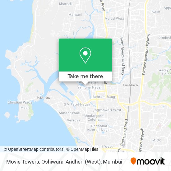 Movie Towers, Oshiwara, Andheri (West) map