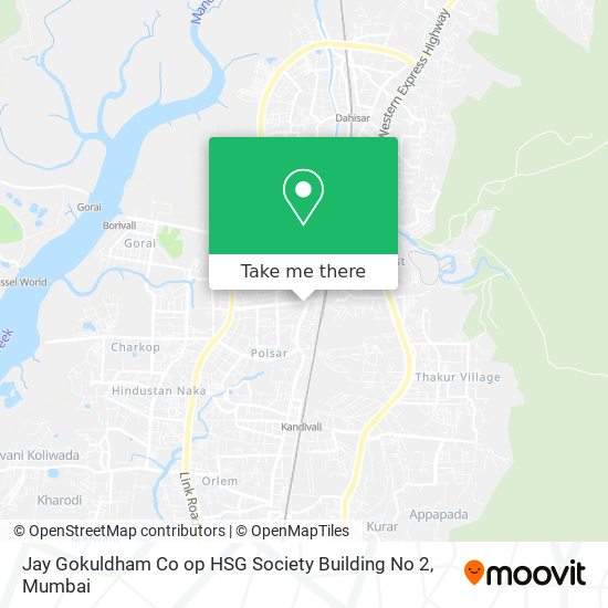 Jay Gokuldham Co op HSG Society Building No 2 map