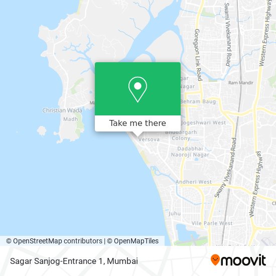 Sagar Sanjog-Entrance 1 map