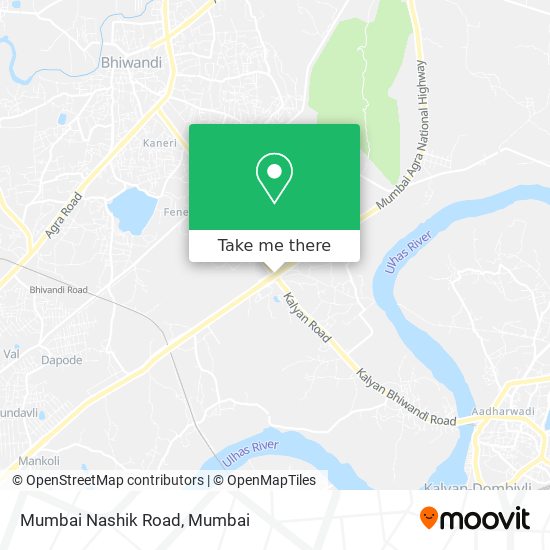 Mumbai Nashik Road map