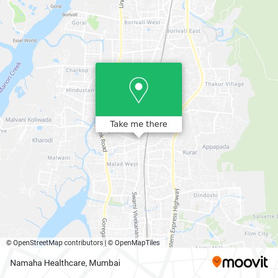 Namaha Healthcare map