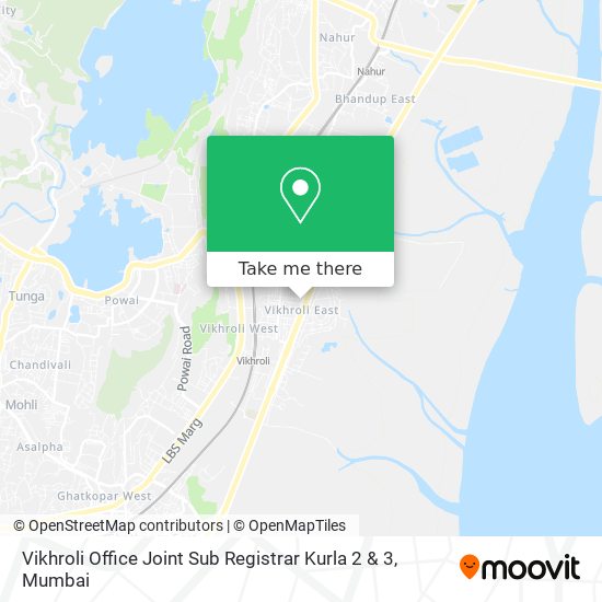 Vikhroli Office Joint Sub Registrar Kurla 2 & 3 map