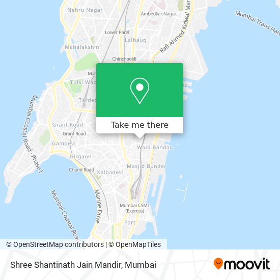Shree Shantinath Jain Mandir map