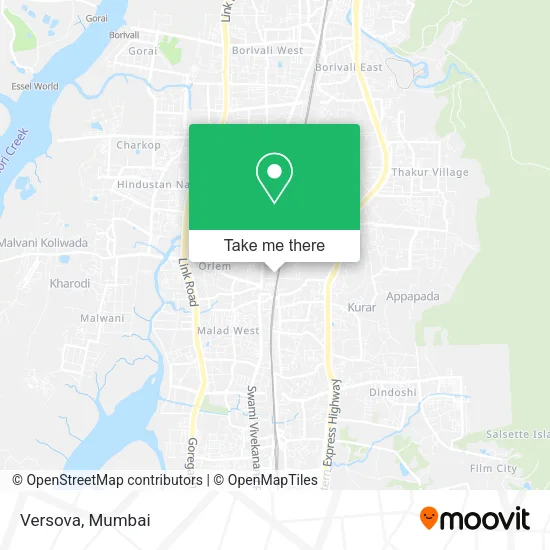Versova map
