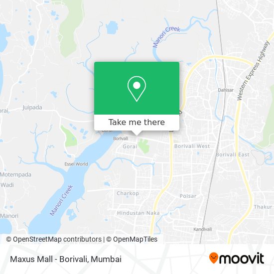 Maxus Mall - Borivali map