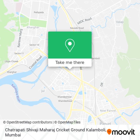 Chatrapati Shivaji Maharaj Cricket Ground Kalamboli map