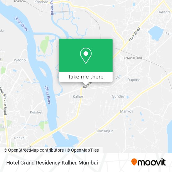 Hotel Grand Residency-Kalher map