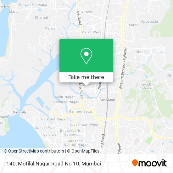 140, Motilal Nagar Road No 10 map