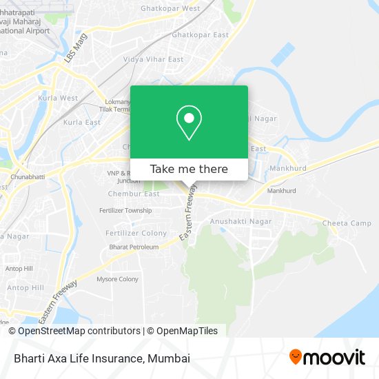 Bharti Axa Life Insurance map