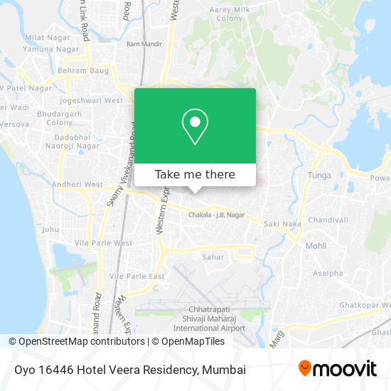 Oyo 16446 Hotel Veera Residency map