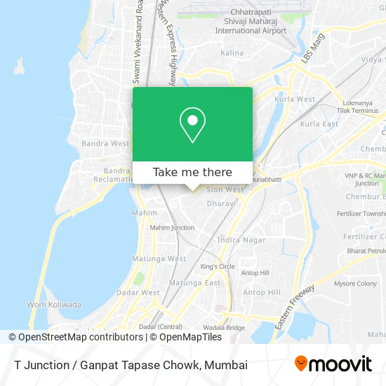 T Junction / Ganpat Tapase Chowk map