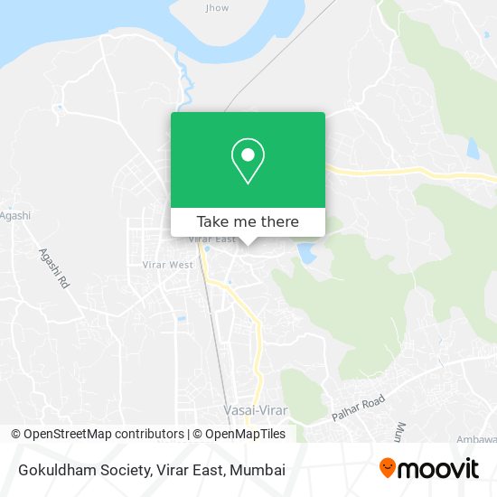 Gokuldham Society, Virar East map