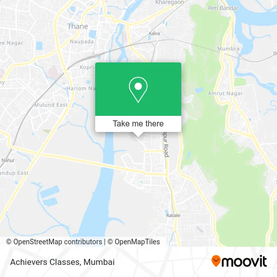 Achievers Classes map