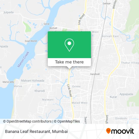 Banana Leaf Restaurant map