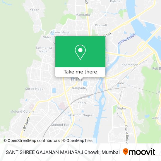 SANT SHREE GAJANAN MAHARAJ Chowk map