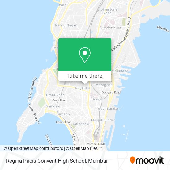 Regina Pacis Convent High School map