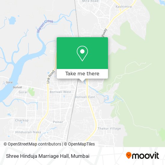 Shree Hinduja Marriage Hall map